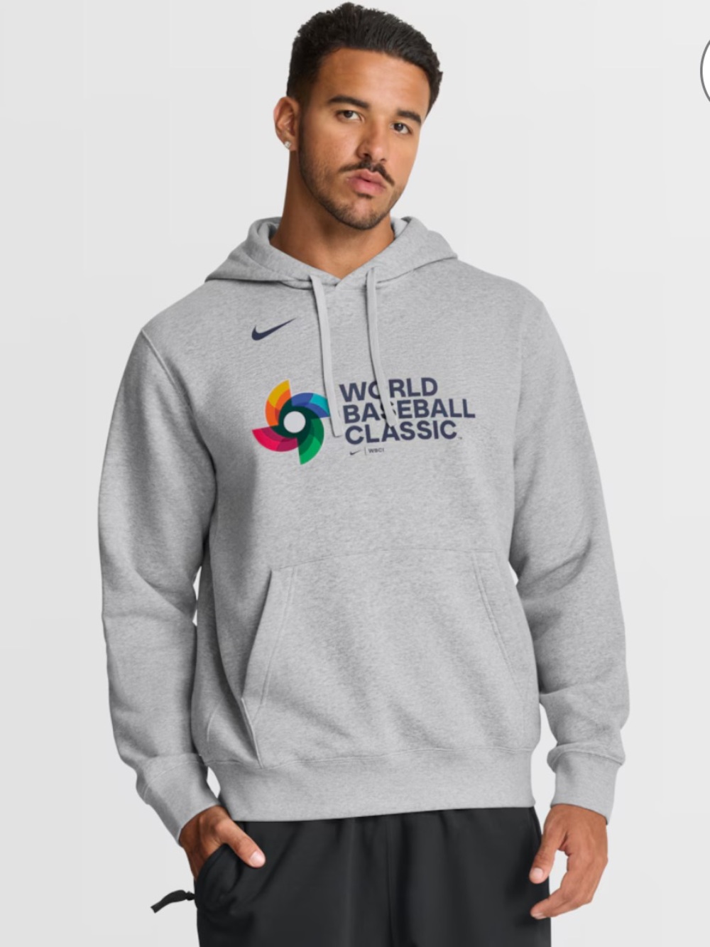 World Baseball Classic Club Nike Heather Gray Club Hoodie